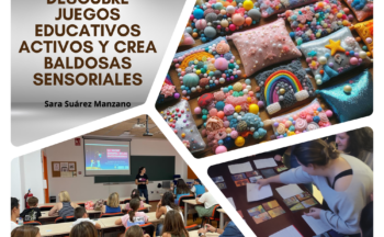 Fotografía ilustrativa de la actividad Descubre juegos educativos activos y crea baldosas sensoriales