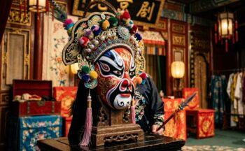 Fotografía ilustrativa de la actividad Viaje a China: Crea tu máscara de la Ópera de Pekín (京剧 jīngjù) | Actividad para centros educativos
