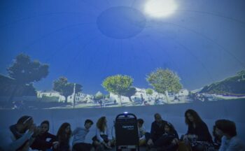 Fotografía ilustrativa de la actividad El cielo en vivo en el Planetario Burbuja