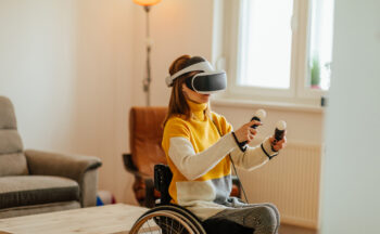 Fotografía ilustrativa de la actividad Inclusión social y educativa de población pediátrica con diversidad funcional motórica a través de las nuevas tecnologías (realidad virtual y videojuegos)