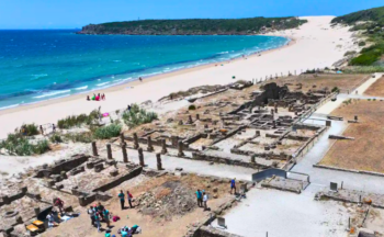 Fotografía ilustrativa de la actividad Recuperando el Garum en Baelo Claudia. Abierto por excavación (campaña 2025)