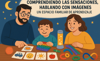 Fotografía ilustrativa de la actividad Comprendiendo las sensaciones, hablando con imágenes. Un espacio familiar de aprendizaje.