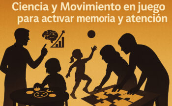 Fotografía ilustrativa de la actividad Ciencia y Movimiento en juego para activar memoria y atención