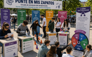 Fotografía ilustrativa de la actividad Ponte en mis zapatos: vive el envejecimiento, descubre la investigación