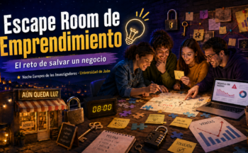 Fotografía ilustrativa de la actividad Escape Room de Emprendimiento: el reto de salvar un negocio
