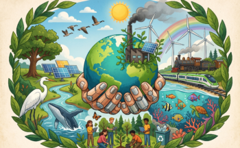 Fotografía ilustrativa de la actividad Ciencia en pequeñas dosis – Sala de Juntas – El planeta en juego: retos para un futuro sostenible