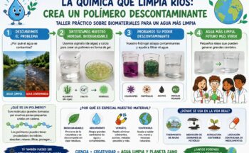 Fotografía ilustrativa de la actividad La química que limpia ríos: crea un material descontaminante