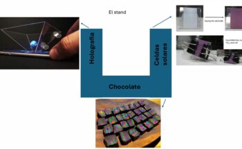 Fotografía ilustrativa de la actividad El Laboratorio de la Luz: Hologramas, Chocolate Iridiscente y Energía Casera