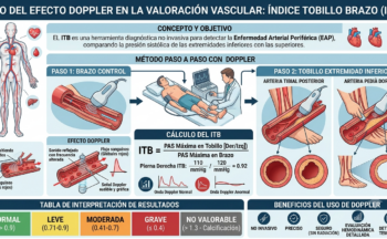 Fotografía ilustrativa de la actividad Uso del efecto Doppler en la valoración vascular: Índice Tobillo Brazo (itb)