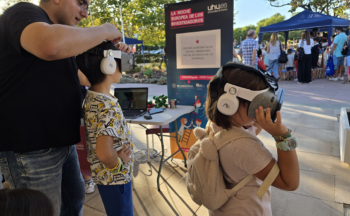 Fotografía ilustrativa de la actividad Materiales en realidad virtual: Un viaje 360° por el laboratorio