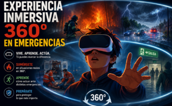 Fotografía ilustrativa de la actividad Experiencia inmersiva 360º en emergencias