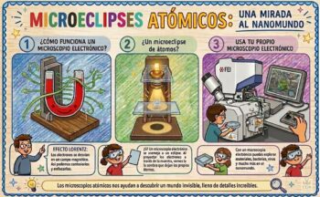 Fotografía ilustrativa de la actividad Microeclipses atómicos: una mirada al nanomundo