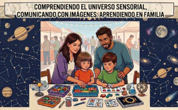 Fotografía ilustrativa de la actividad Comprendiendo el universo sensorial, comunicando con imágenes: aprendiendo en familia