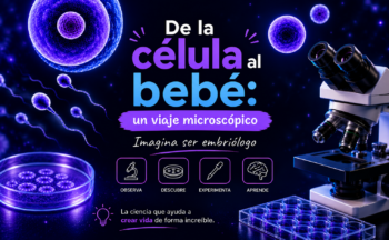 Fotografía ilustrativa de la actividad De la célula al bebé: un viaje microscópico